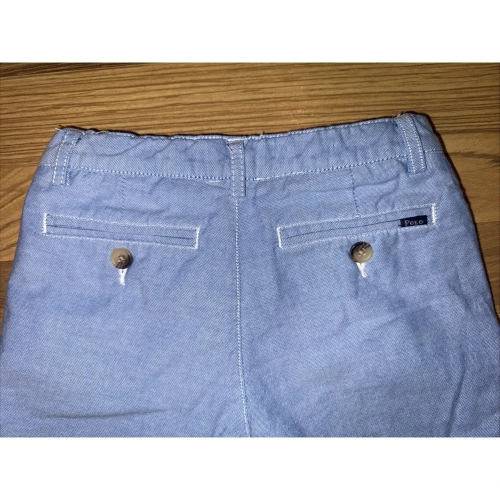 Kids Boys‎  Ralph Lauren Polo Oxford Shorts Size 7 Preppy
